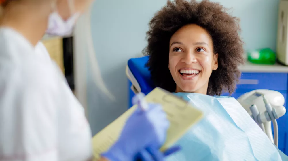 smiling happy woman